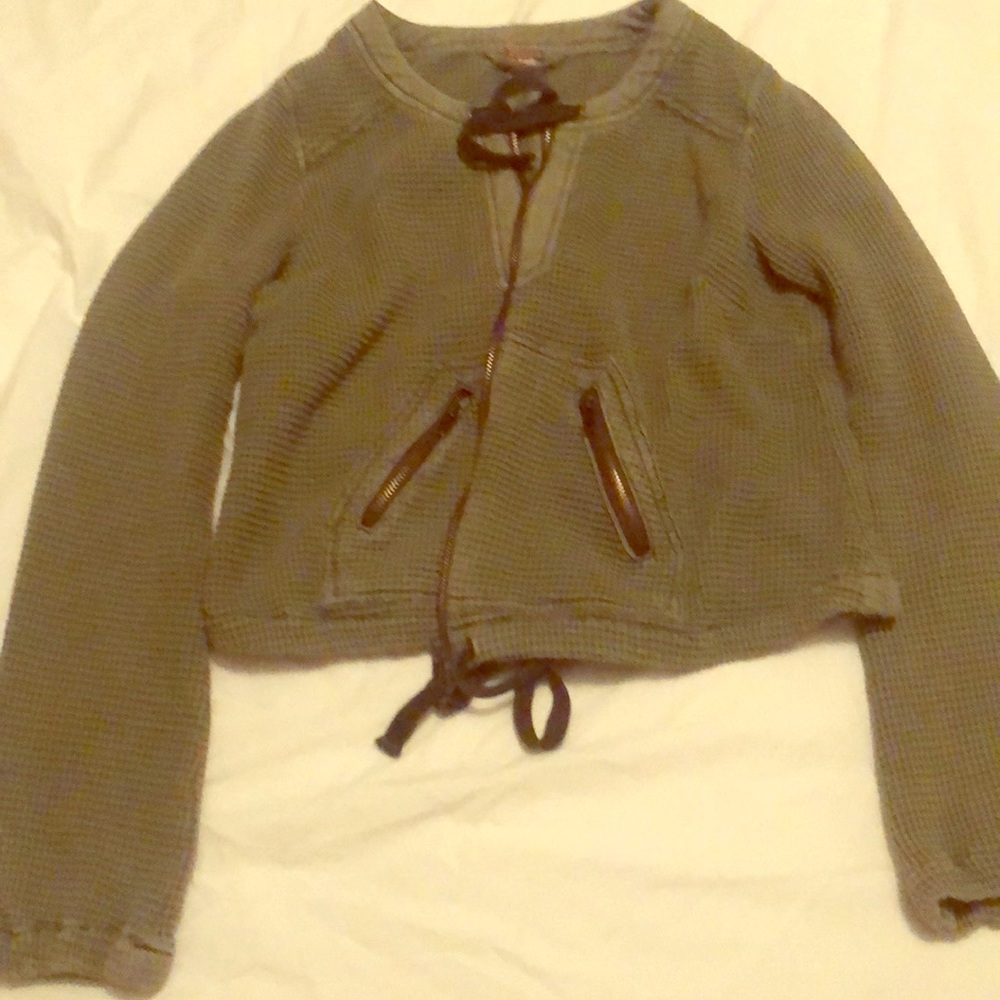 Free People zip jacket